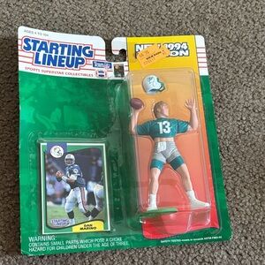Starting Lineup Dan Marino Figure and Card Set